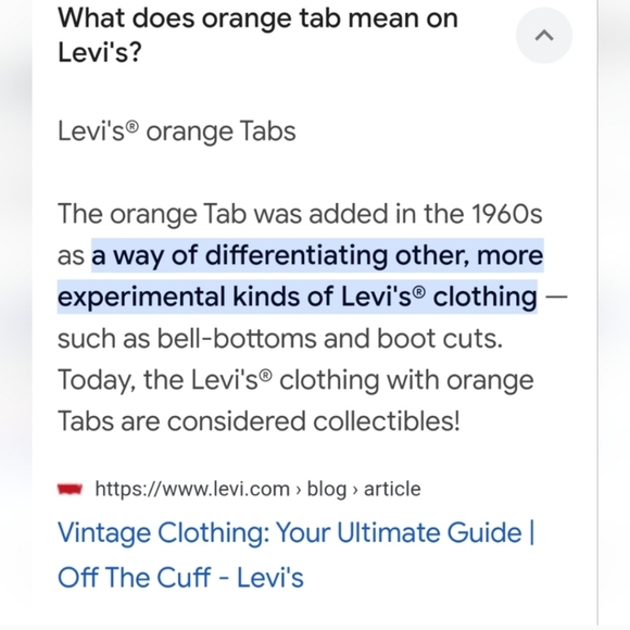 LEVI'S Jeans 517 VINTAGE RARE 80's ORANGE TAB Straight Leg Blue Size W38 L32 - Picture 13 of 13